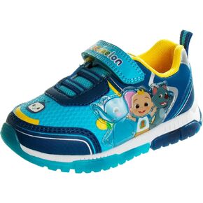 Josmo Kids Cocomelon Sneaker LED Light Up Shoe Laceless - Unisex Shoes Sport Athletic Sneakers for Boys and Girls (Size Toddler - Little Kid)