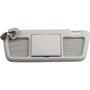 Dasbecan Gray Left Driver Side Sun Visor Compatible with Mazda RX-8 2004-2011 Replaces# FE88-69-320B-77
