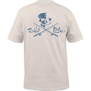 Salt Life Men's Skull and Poles Short Sleeve Tee
