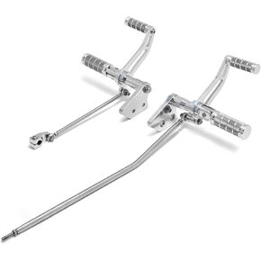 TOFR Billet Forward Controls Footpegs for Harley Dyna Street Bob FXDB 2006-2017 Super Glide FXD FXDC FXDX 2000-2017 Low Rider FXDL 2000-2017 (Anodized in Black) in Saudi Arabia