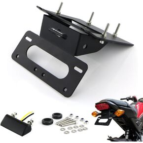 Xitomer Fender Eliminator Fit for GROM MSX125 2017 2018 2019 2020 Grom Tail Tidy with License Plate Light Compatible with OEM Turn Signal (Black)