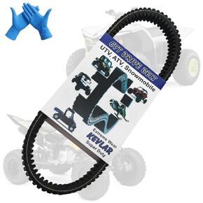 Replace 5GH-17641-00-00 Clutch Drive Belt Fits for Yamaha Grizzly 400 Grizzly 450 2007-2014 Kodiak 400 Kodiak 450 2000-2006 Rhino 450 2006-2009 Wolverine 450 2006-2010 5GH-17641-10-00 3C2-17641-00-00