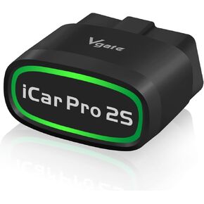 Vgate iCar Pro 2S Bluetooth OBD2 Code Reader BLE 5.2 OBD2 Scanner OBDII Fault Diagnostic Scan Tool for iPhone, iOS, Android, and Windows - [Upgraded Version of iCar Pro]