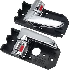 Pair of Interior Door Handles Compatible with Kia Spectra Spectra5 2004-2009,Front or Rear Driver and Passenger Side,Chrome