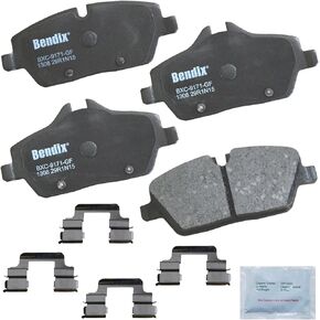 Bendix Priority1 CFC1308 Ceramic Front Brake Pads for Mini Cooper 2024-2007