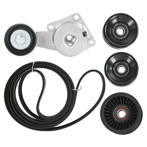 90K-38274A Serpentine Belt Drive Component Kit Compatible with Expedition 09-14 Explorer 06-10 Lobo 09-10 F-150 / Navigator 10-14 Mountaineer 06-10 Replaces ACK061025 DBK061025B