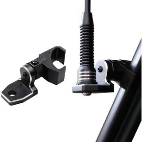 Light Bar Mounts, LED Whip Light Mounting Brackets, Whip Flag Mount Whip Antenna Mount for UTV Polaris Ranger General Can-Am Defender Commander Maverick Accessories Pro-Fit Cage, 1 Pack