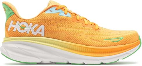 HOKA ONE ONE Mens Clifton 9 Textile Solar Flare Sherbet Trainers 11 US in Saudi Arabia
