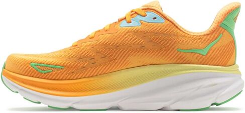 HOKA ONE ONE Mens Clifton 9 Textile Solar Flare Sherbet Trainers 11 US in Saudi Arabia