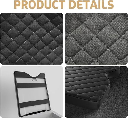 Center Console Cover for Ford F150 2015-2024 and F250 F350 F450 F550 2017-2024 with 40/20/40 Jump Seat Accessories, Leather Armrest Cover Pad Protection Seat Arm Rest Box Lid Accessories in Kuwait