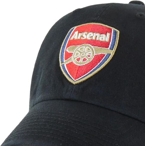 47 Brand Arsenal FC MVP Cap EPL-RGW30GWS-BKA, Mens, Cap, Black/Black, in Saudi Arabia