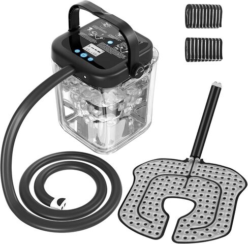 Ice Machine for Knee After Surgery, Rechargeable Timing Cold Therapy Machine for Knee Replacement, Cordless Cryotherapy Knee Ice Machine System for Elbow, Ankle, Back Post-Surgery Care Pain Relief in Saudi Arabia