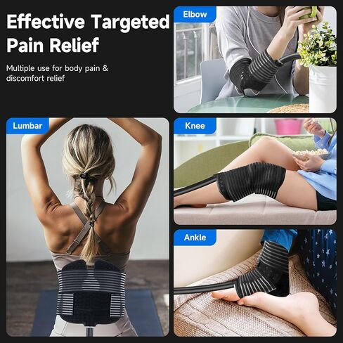 Ice Machine for Knee After Surgery, Rechargeable Timing Cold Therapy Machine for Knee Replacement, Cordless Cryotherapy Knee Ice Machine System for Elbow, Ankle, Back Post-Surgery Care Pain Relief in Saudi Arabia