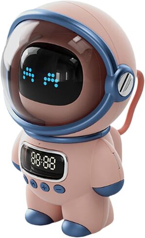 Garosa The Speaker AI Intelligent Voice Bluetooth Speaker Clock Alarm Clock Small Night Light Birthday Gift Decor for Home Party Outdoor Office () in Saudi Arabia