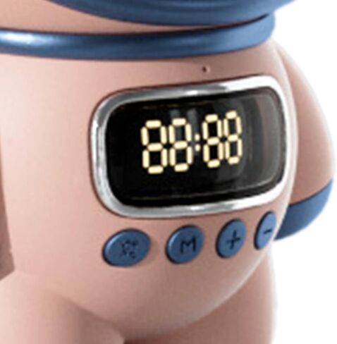 Garosa The Speaker AI Intelligent Voice Bluetooth Speaker Clock Alarm Clock Small Night Light Birthday Gift Decor for Home Party Outdoor Office () in Saudi Arabia