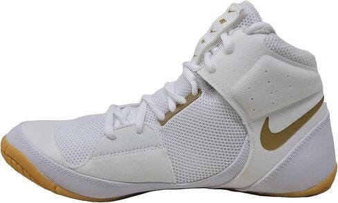 Nike Fury Wrestling Shoes (AO2416-102, White/White/Metallic Silver) Size 10 in Saudi Arabia