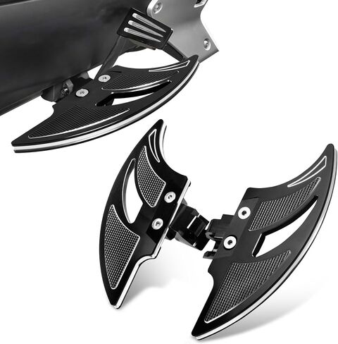 Large Bat Shape Driver Floorboards for the Can-Am Ryker All Models (2015-2025) | Rider Footrest Pedal for ACE 600 900 / Rally Edition/Sport (Black) in Saudi Arabia