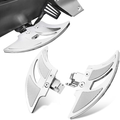 Large Bat Shape Driver Floorboards for the Can-Am Ryker All Models (2015-2025) | Rider Footrest Pedal for ACE 600 900 / Rally Edition/Sport (Black) in Saudi Arabia