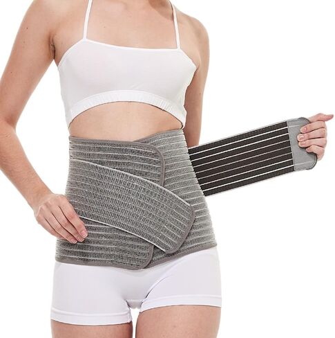 Mama Sue's Postpartum Recovery Belly Wrap Waistband or Post Surgical Adjustable Girdle, Great for Back Pain and Abdominal Compression (Large/X-large) in Saudi Arabia
