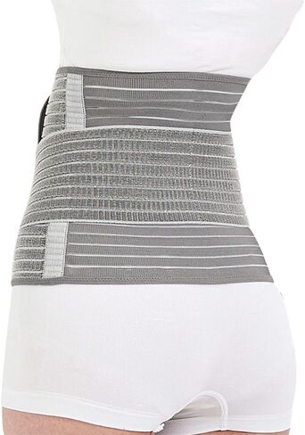 Mama Sue's Postpartum Recovery Belly Wrap Waistband or Post Surgical Adjustable Girdle, Great for Back Pain and Abdominal Compression (Large/X-large) in Saudi Arabia