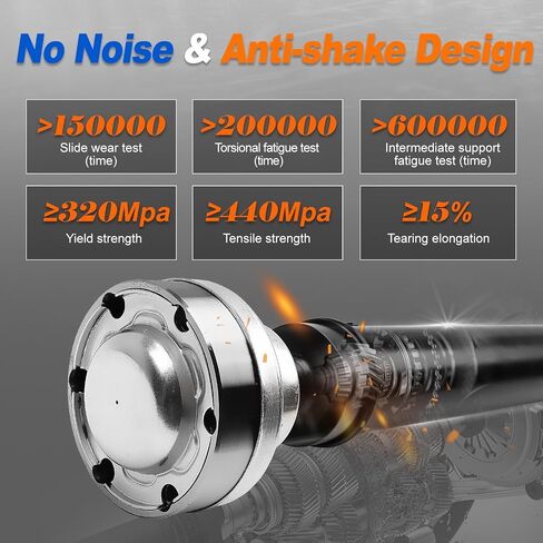 Front Drive Shaft Prop Shaft Driveshaft Assembly Fit for Dodge Durango 2018-2020 for Jeep Grand Cherokee 2012-2020 Replace# 05038553AD 53011150AA in Saudi Arabia