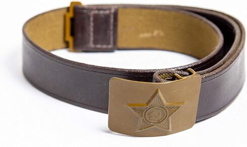 vintage military belt for men - ww2 belt - soviet belt - Russian military trawsers canvas field belt USSR green in Kuwait