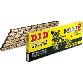 DID 520 DZ2 Chain (120 Links) (Gold)