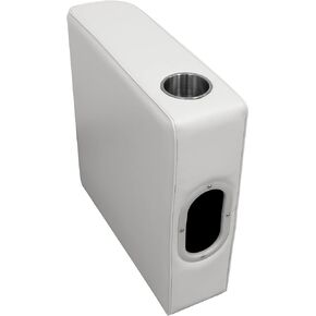 Wise 8WD110-204 Deluxe Series Pontoon Left Arm Rest, White