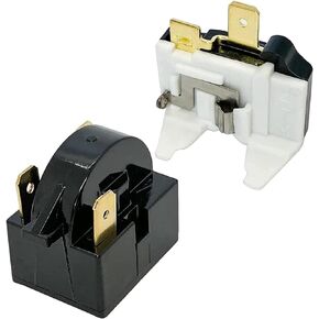 CoKoou Compressor 4.7 Ohm 3-Pin PTC Starter/Start Relay and Overload Kit Compatible with Mini Fridges, Beverage & Wine/Beer Coolers, Deep Freezers, Beer/Wine Refrigerators