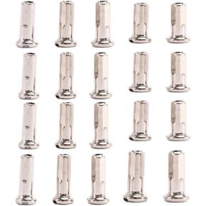 10x 14G / 2 mm Bicycle Bike Spoke Nipples Mountain Bike Spoke Cap Bicycle Spoke Accessories, 20 Pcs