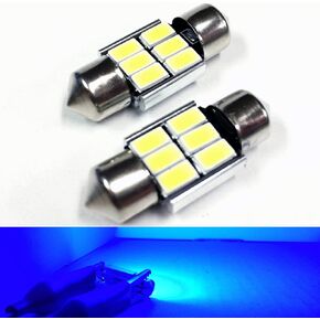 مصابيح SoCal-LED 2X 3022 31 مم Festoon LED Canbus 6W عالية الطاقة ساطعة SMD 5730 ضوء قبة داخلي، ضوء الخريطة، أصفر (كهرماني) in Kuwait