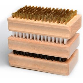 مجموعة شمع لوح التزلج، مجموعة شمع التزلج، مجموعة فرش لوح التزلج مكونة من ثلاثة مجموعة فرش هيكل قاعدة متجددة، مجموعات فرش من النايلون/النحاس/شعر الخيل للتزلج على الجليد in Kuwait