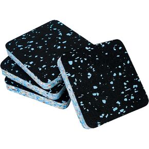Luwint Treadmill Mat Pads, Rubber Foam Padding, Sound Isolation Pads, Anti Vibration Pads, Shock Absorbing Mat, Noise Reduction Floor Protection Sheets for Treadmill Washer Machine Exercise Equipment