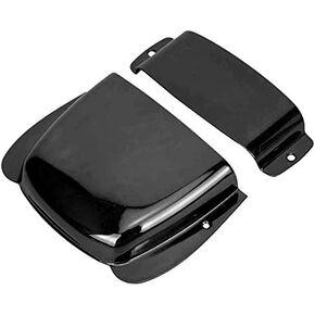Bass Guitar Vintage Bridge Cover, Zinc Alloy Bass Guitar Bridge Cover with Screws for Electric Bass Guitar (Black)
