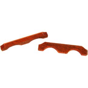 2 pc. Exotic Padauk Wood Cigar Box Guitar Bridges