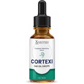 Cortexi Ear Drops Cortexi Healthy Eardrum Oil Supports Healthy Ears Premum Blend of Essential Oils 1 Bottle