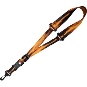 Saxophone Strap - Stylish Quick Release, Adjustable Sax Neck Straps, Fire Print