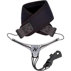 Neotech Bravo Sax Strap | Neoprene Pad | Memory Foam Core | Aluminum Bow-Tie Prevents Constriction | Made in the USA