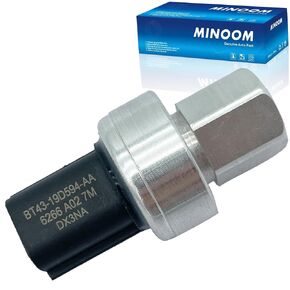 MINOOM BT43-19D594-AA A/C Pressure Switch Sensor Thrust Sensor Air Conditioning Pressure Switch Sensor Compatible with F-ord Fiesta F-150 Lincoln Part No.#1711937丨37340丨BT4Z19D594A丨MT3500丨SW554