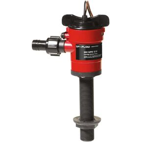 Johnson Pumps of America-28503 Johnson Pump 28502 Livewell Aerator Cartridge Pump, 500 GPH - Straight