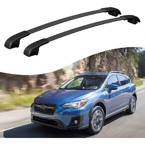 FLYCLE Roof Rack Cross Bars Replacement for 2018-2023 XV Crosstrek /2017-2023 Impreza with Lock, Aluminum Car Cargo Rooftop Luggage Kayak Bicycles Ski Snowboard Carrier with Raised Side Rails
