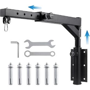 شماعة حقيبة ثقيلة تثبت على الحائط، حامل حقيبة ملاكمة قابل للتعديل، حامل حقيبة ملاكمة شديدة التحمل لصالة الألعاب الرياضية المنزلية، سعة 800 رطل in Kuwait