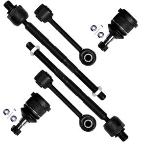 SCITOO 6PCS Set Suspension Kit Ball Joints Sway Bar End Links Tie Rod Ends For Jeep Liberty K80767 K7391 EV800416