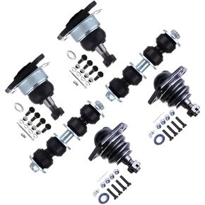 SCITOO 6PCS Set Suspension Kit Ball Joints Sway Bar End Links Ball Joints For Chevy Blazer,For Chevy S10,For GMC Jimmy,For GMC Sonoma,For Isuzu Hombre,For Oldsmobile Bravada K5335 K6600 K5320