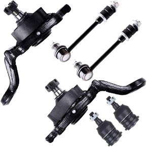 SCITOO 6PCS Set Suspension Kit Ball Joints Sway Bar End Link Ball Joints For Toyota Tundra K80522 K80521 K90681 K90255
