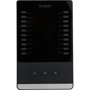 Yealink T4U Series Expansion Module, 4.3″ 272 x 480-pixel Color Screen, Color Icons, 20 Physical Keys on Each Page with Dual-Color LEDs