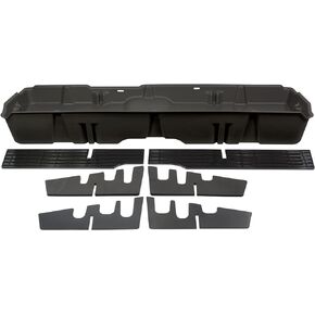 DU-HA Under Seat Storage fits 07-13 Chevy Silverado/GMC Sierra Crew Cab & 07-14 Heavy Duty Crew Cab | Dark Gray Heavy-Duty Back Seat Organizer | 10042