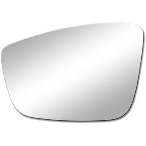 BOOLEE Mirror Glass Right Passenger Side Replacement fit for 2012-2019 Volkswagen Beetle 2011-2018 Volkswagen Jetta 2013-2015 Volkswagen Passat RH With Adhesives