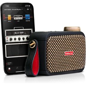 Positive Grid Spark GO 5W Ultra-Portable Smart Guitar Amp, Headphone Amp & Bluetooth Speaker with Smart App for Electric Guitar, Acoustic or Bass – Pearl