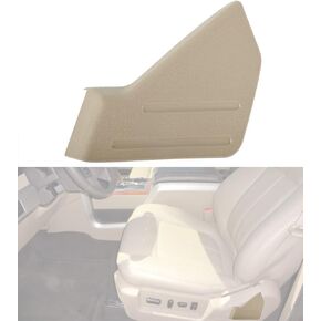 Replacement for Front Left LH Driver Seat Trim Cover Panel 2009-2014 Ford F-150 F150 9L3Z1661693CA Black